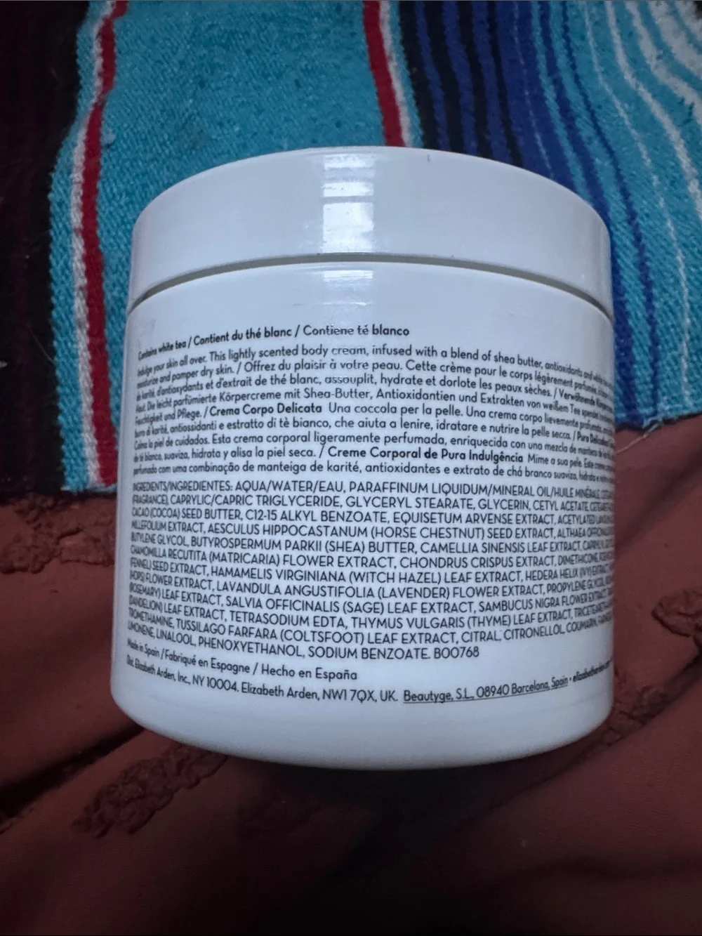 Elizabeth Arden White Tea Body Cream wild rose